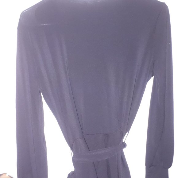 NWOT Black H&M peplum top size small - Picture 3 of 3